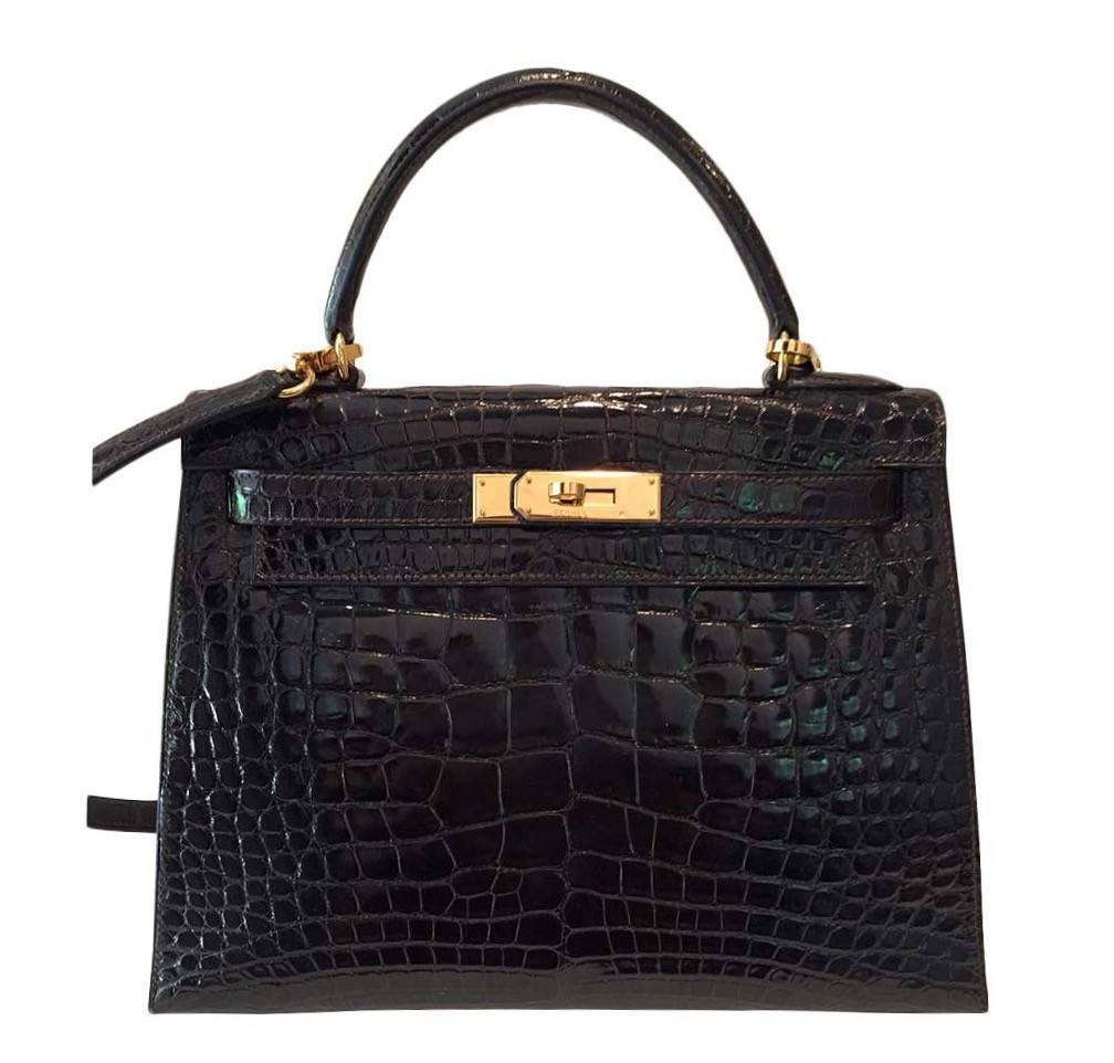 Hermès Kelly 28 Sellier Alligator Gold Hardware – Bag Essentials Hub